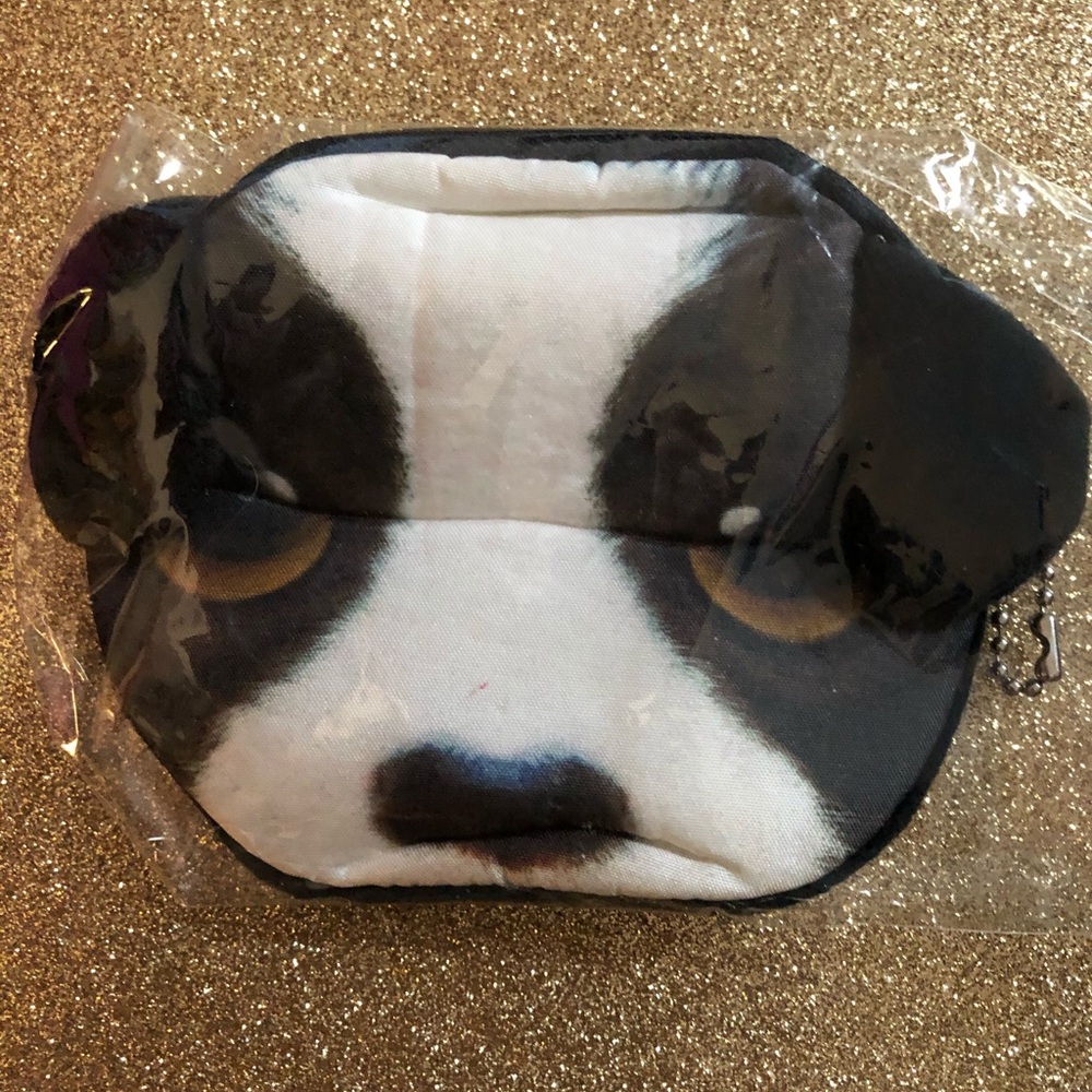 DOG CHANGE PURSE NWOT